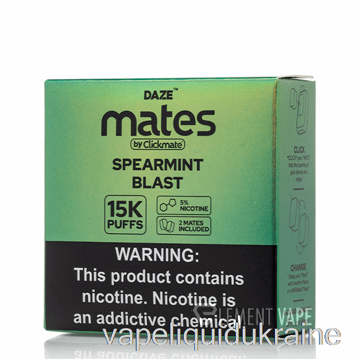 Vape Ukraine 7 Daze Mate Pods Spearmint Blast